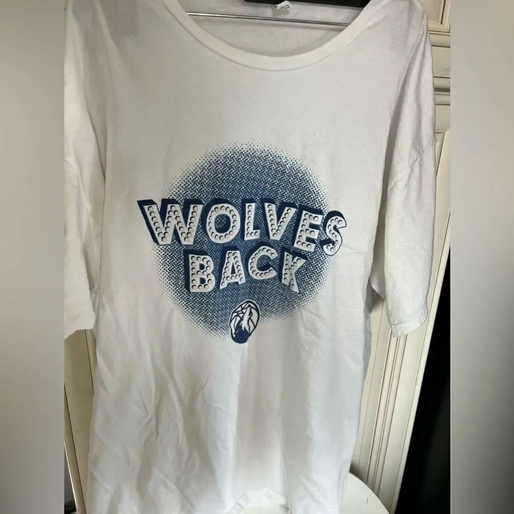 Minnesota Timberwolves 2024 Playoffs NBA Basketball Wolves Back T Shirt XL SGA